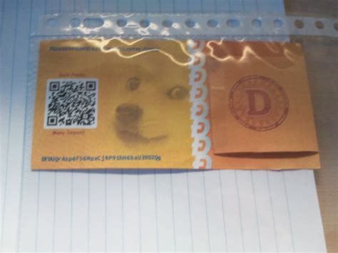 Remember that you can reach us here on. Just made my first Dogecoin Paper Wallet! TO THE MOON ...