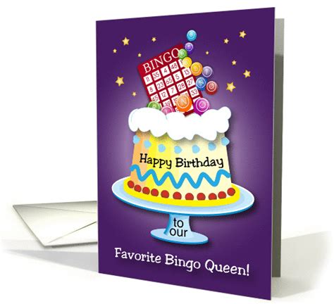 Happy Birthday To Bingo Queen Card 1337286