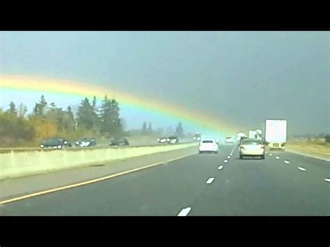 Unbelievably Perfect Rainbow In The Sky Youtube