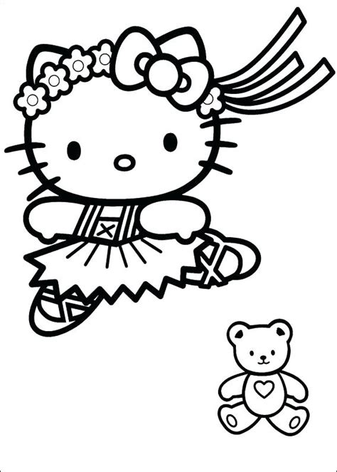 Weitere ausmalbilder und malvorlagen zum thema hello kitty Hello Kitty Ballerina Coloring Pages at GetColorings.com | Free printable colorings pages to ...