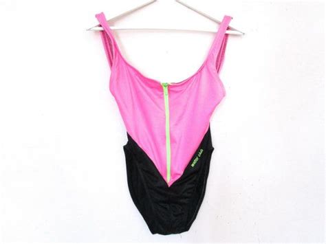 90s Neon Bathing Suit Size M Etsy Neon Bathing Suits Bathing