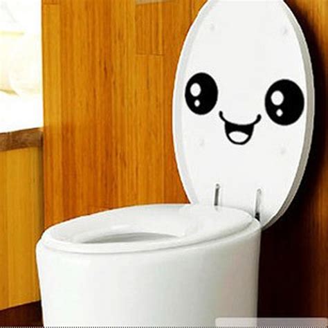 Buy Smiley Face Toilet Sticker Emoji Bathroom Wall Decal Home Decor Removable