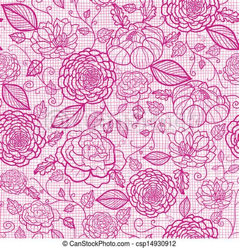 Sub categories to 'floral pattern'. Pink lace flowers seamless pattern background. Vector pink ...