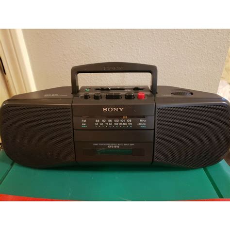Sony CFS B15 Radio Cassette Recorded Boom Box Etsy