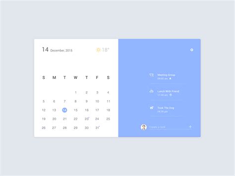 Calendar Concept Design By Liricooo🐙 On Dribbble
