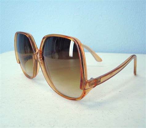 Vintage Sunglasses 1980s Big Frame Tortoise Sun Glasses Etsy Sunglasses Vintage