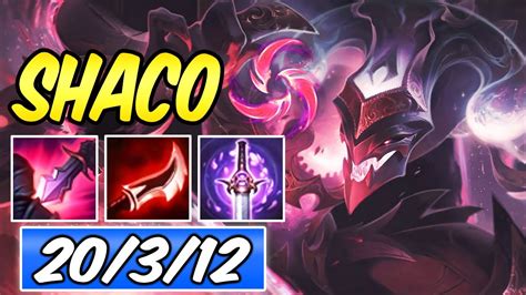 Full Ad Lethality Burst Dark Star Shaco Jungle Build And Runes Hail Of Blades League Of
