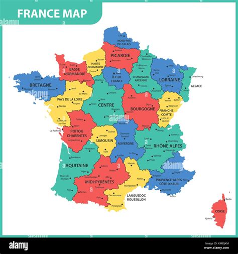 Carte De France Detaillee Avec Toutes Les Villes Cartes De France