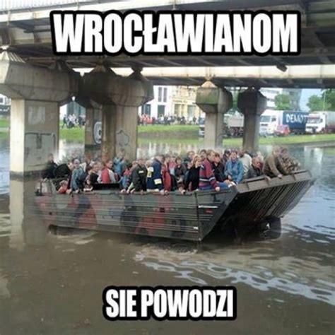 internauci żartują z zalanego wrocławia zobacz memy radio wrocław