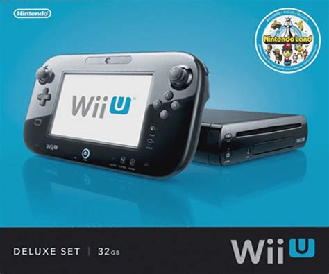 Nintendo Wii U 32gb Console Premium Pack Black New Buy From Pwned