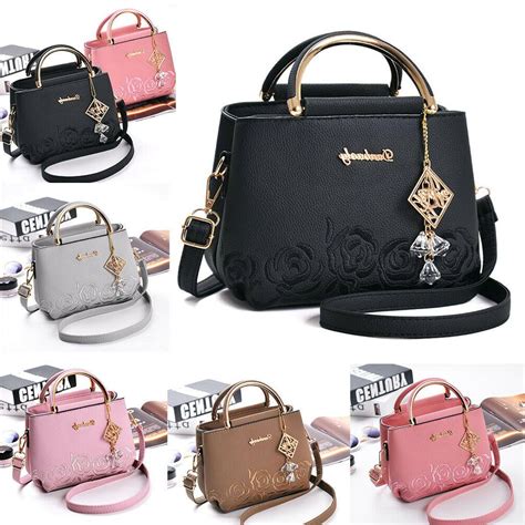 Women Lady Leather Handbags Shoulder Bags Messenger Satchel