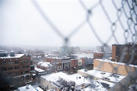 Photos Ann Arbor Blanketed In Springtime Snow
