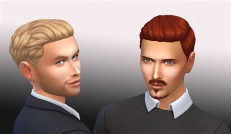 Sims 4 Hairs Mystufforigin Sliked Back Hair Converted
