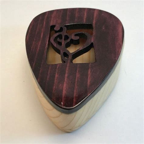 Hand made guitar pick box! Show the music lover in your ...