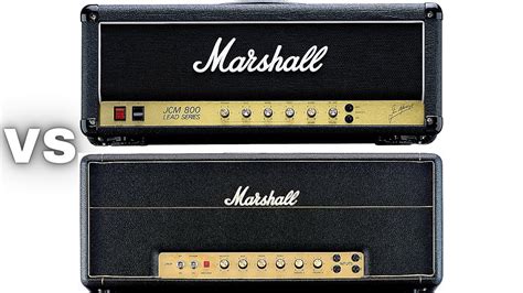 Marshall Jcm 800 2203 Vs Marshall Plexi 1959hw Youtube
