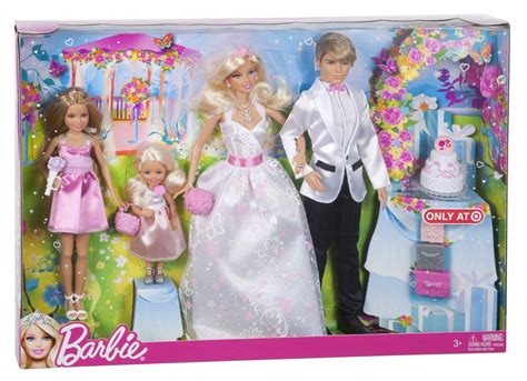Barbie I Can Be Bride Groom Ken Stacie Chelsea Wedding Doll Set New Ebay