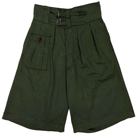 Scarce Original Ww2 1944 Dated British Made Shorts Jungle In