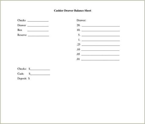 Free Daily Cash Register Report Template Resume Gallery