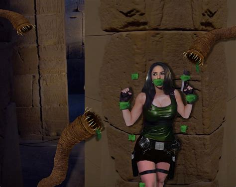 Lara Croft Captured Slime By Jokerht On Deviantart