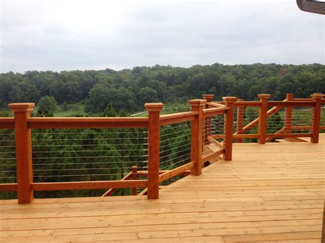 Cable Deck Railing Wood Posts Cable Railing Cable Railing Systems