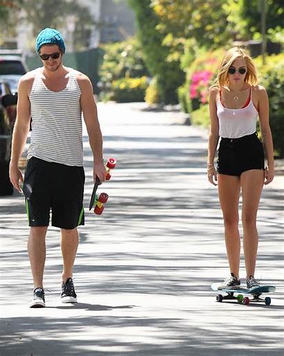 Miley Cyrus Liam Hemsworth Skateboard Wallpapers Desktop