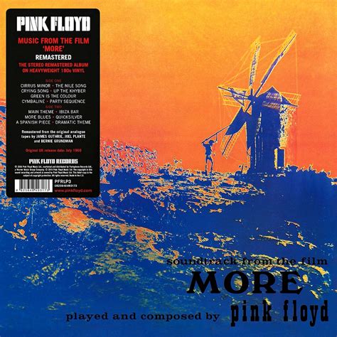 Pink Floyd More Ost 180g Lp Vinyl 11500 Lei Rock Shop