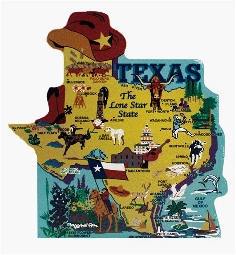 United States Map Texas The Lone Star State Png Texas Point Of