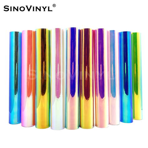 Sinovinyl Chrome Rainbow Holographic Graphic Diy Craft Cricut Cutting
