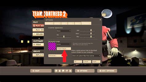 How To Upload And Use A Spray In Team Fortress 2 Youtube