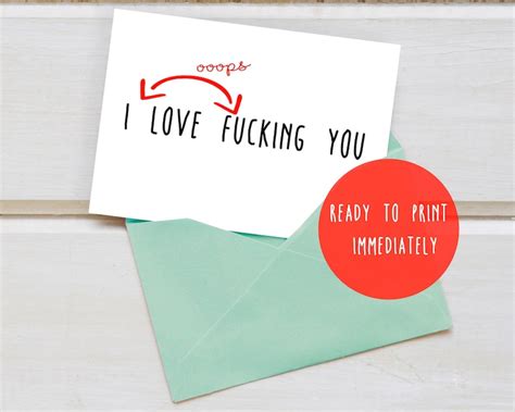 Naughty Valentines Card Dirty Valentine Cardfunny Etsy