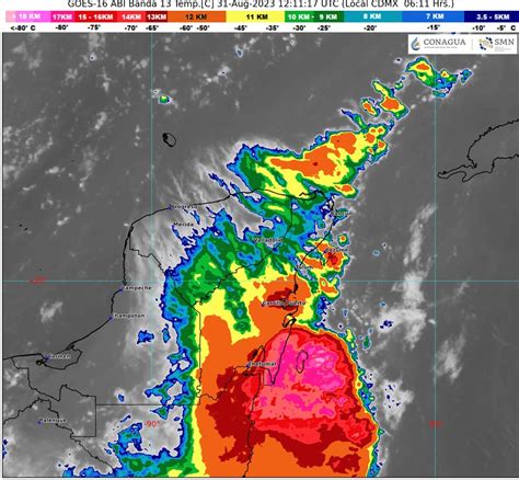 Clima Para Hoy En Canc N Y Quintana Roo Lluvias Puntuales Fuertes