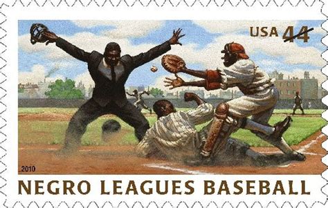 Action Sequence Highlights Negro Leagues Stamps