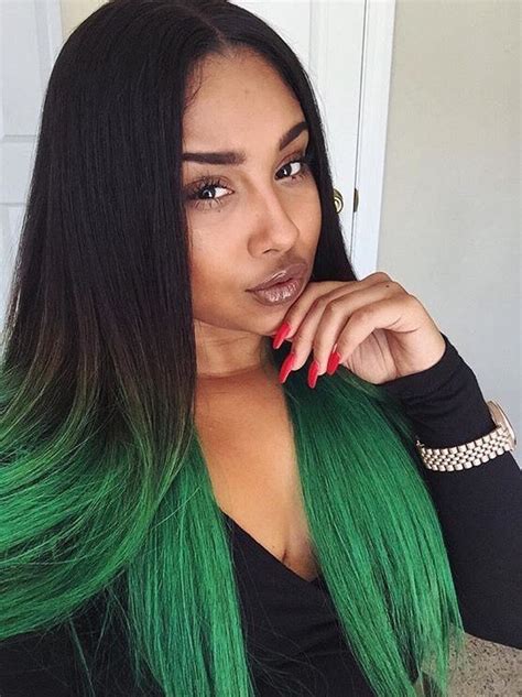 Pinterest Yourtrapprincess Green Wig Green Hair Colors Cool Hair