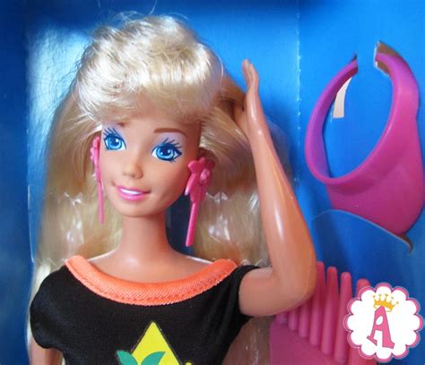 Кукла барби блестящие волосы 1993 года обзор Barbie Glitter Hair