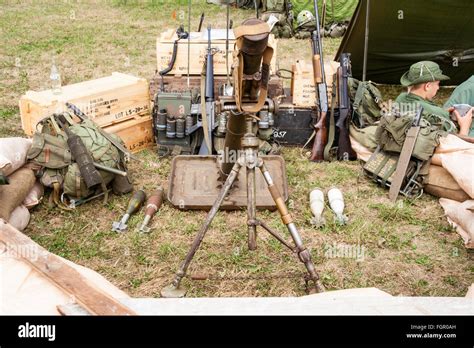 War And Peace Show Vietnam Re Enactment American Mortar At First