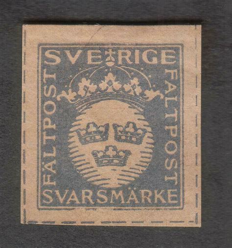 Sweden Faltpost Svarsmarke Stamp Label Mh Ebay