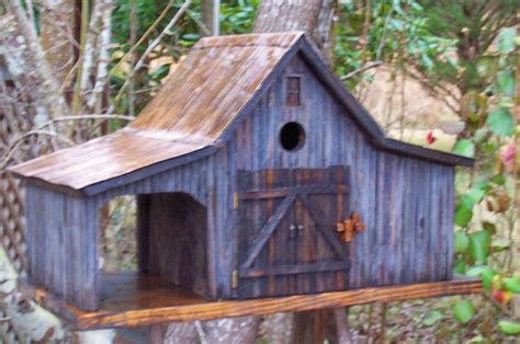 Old Farm Shed Country Birdhouse Handbuilt By Me Thanks Fo Flickr