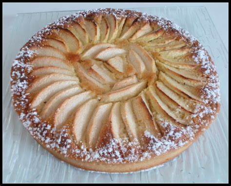 Tarte pomme crème d amande