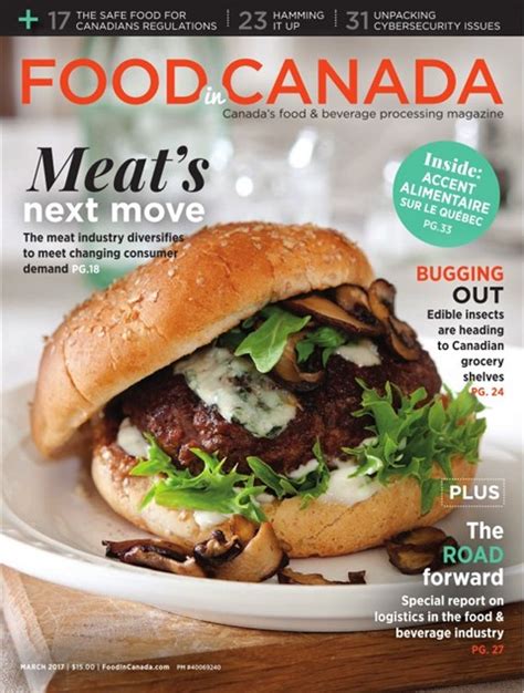 Food In Canada Canadas Food And Beverage Processing Magazine