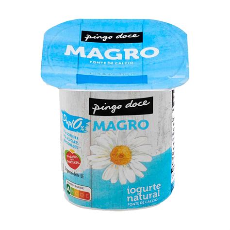 Mercadão Pingo Doce Madeira Iogurte Magro Natural Pingo Doce min 4 un