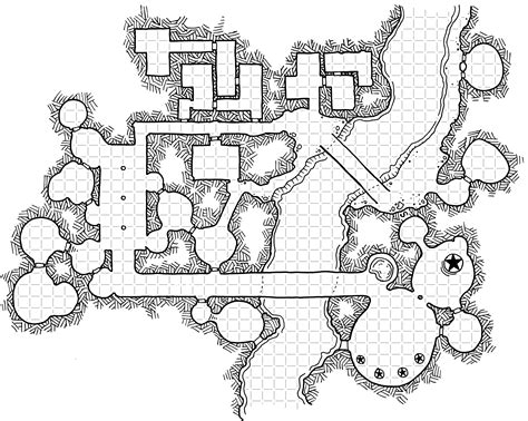 Fantasy Places Fantasy Map Water Temple Lost River Dodecahedron D