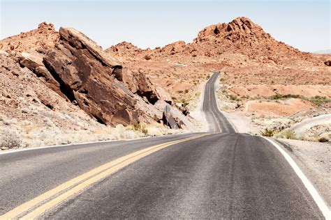 Nevada Desert Road Decorate With A Wall Mural Photowall