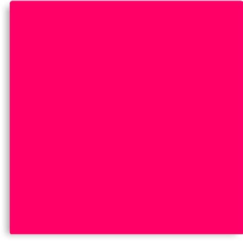 Super Bright Fluorescent Pink Neon Canvas Print By Podartist Redbubble