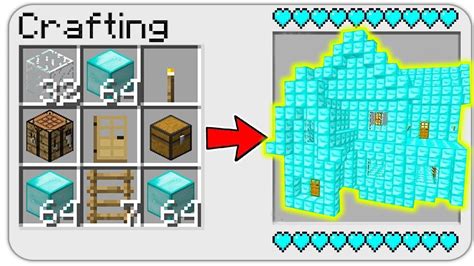 Minecraft Noob Vs Pro How To Craft A Super Diamond House Minecraft