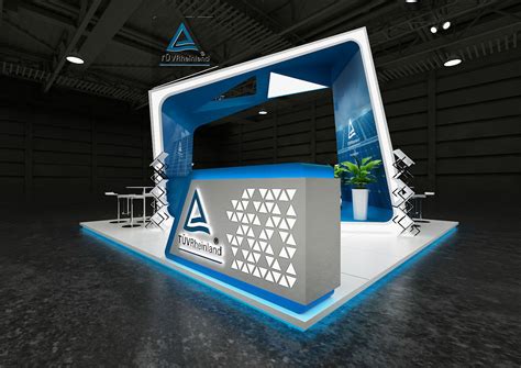 Tuv Rheinland On Behance Exhibition Booth Design Exhibition Stand