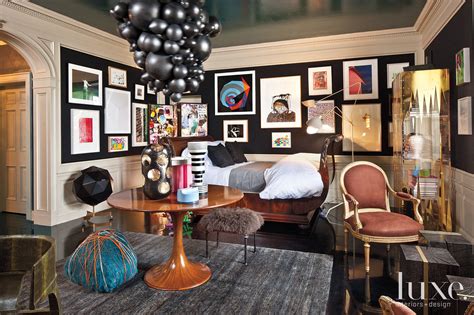 A Funky Bedroom Luxe Interiors Design