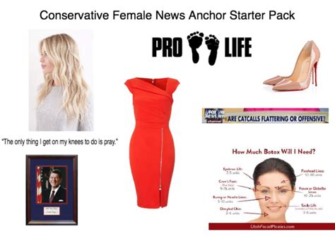 conservative female news anchor starter pack r starterpacks starter packs know your meme