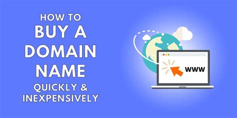 How To Buy A Domain Name Online Quickly And Inexpensively