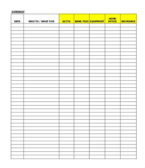Spreadsheet Templates 19 Free Excel Pdf Documents Download