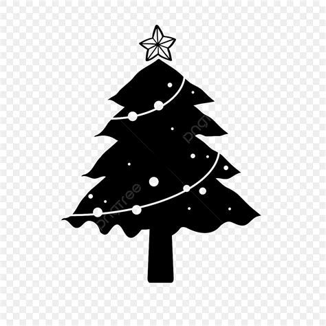 Silhouette Christmas Ornaments Vector